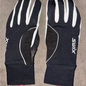 Swix Black and White Ski Gloves